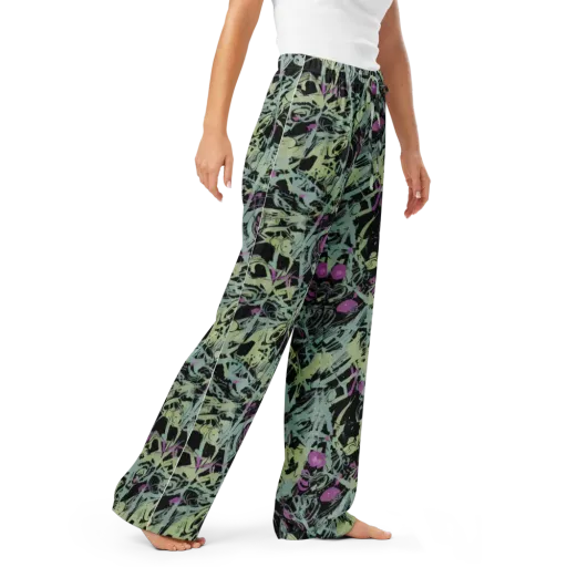 Acid Ink on a Women's Pajama Pants
