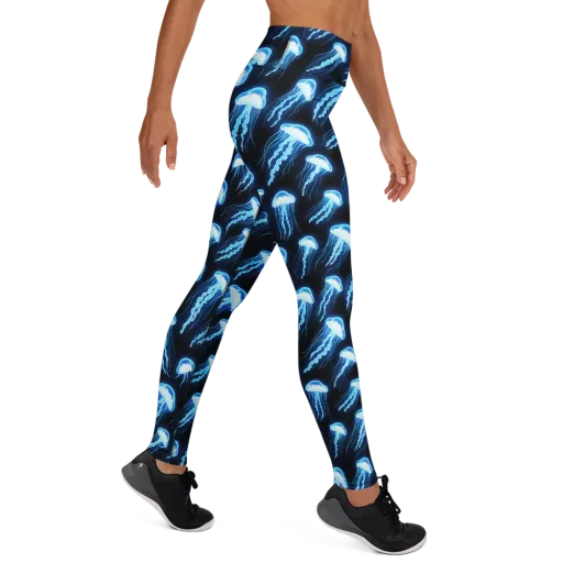 Midnight Jelly on a Yoga Leggings