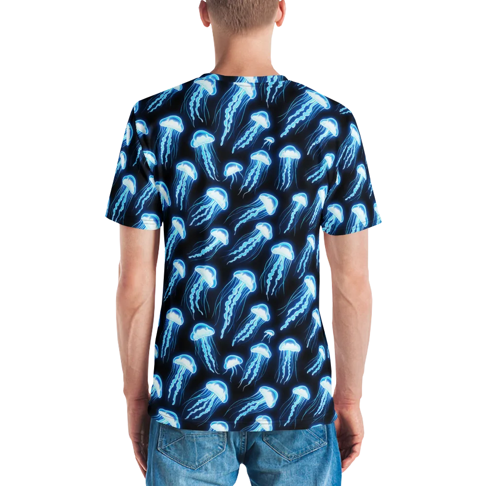 Midnight Jelly on Men's Crew Neck T-Shirt — Back