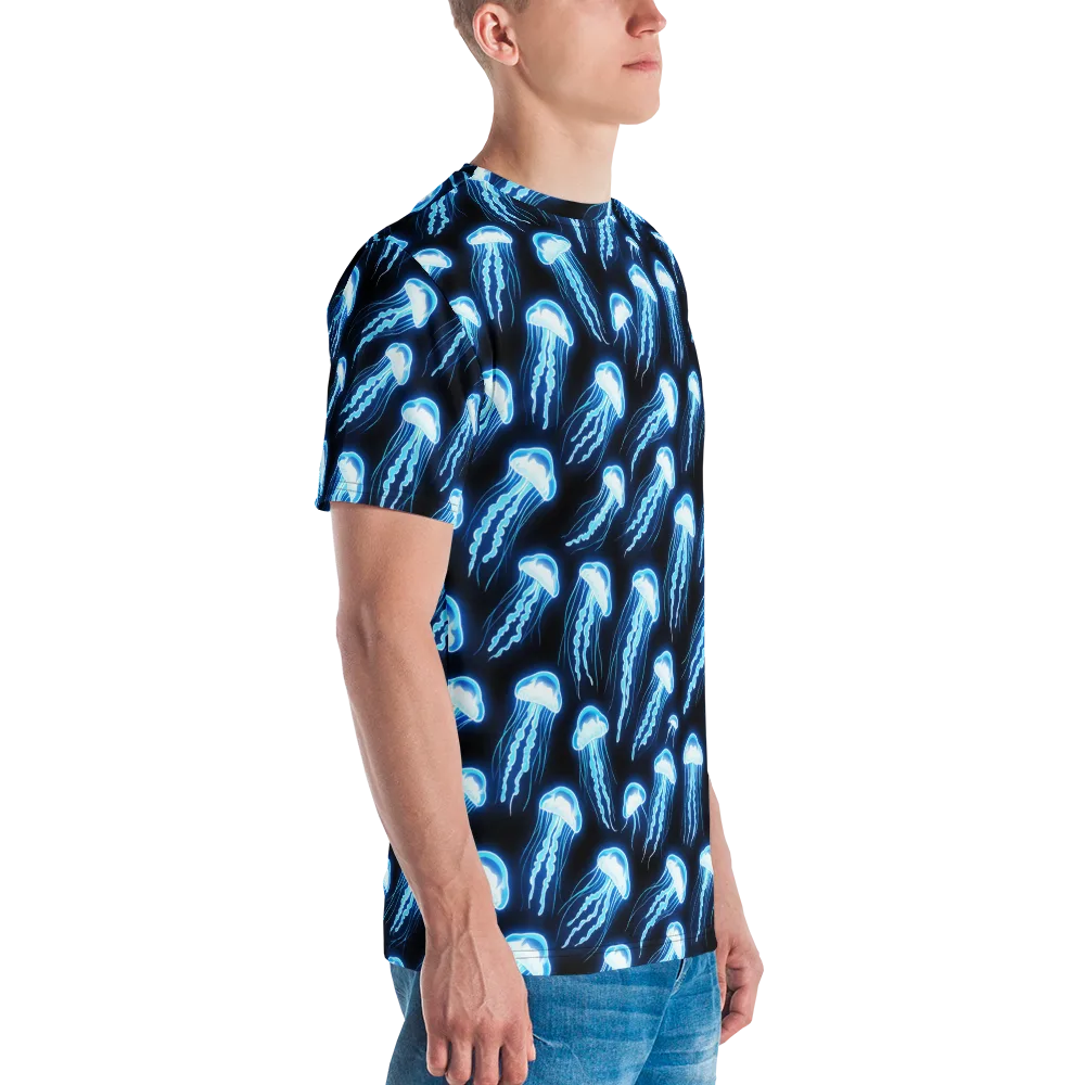 Midnight Jelly on Men's Crew Neck T-Shirt — Right