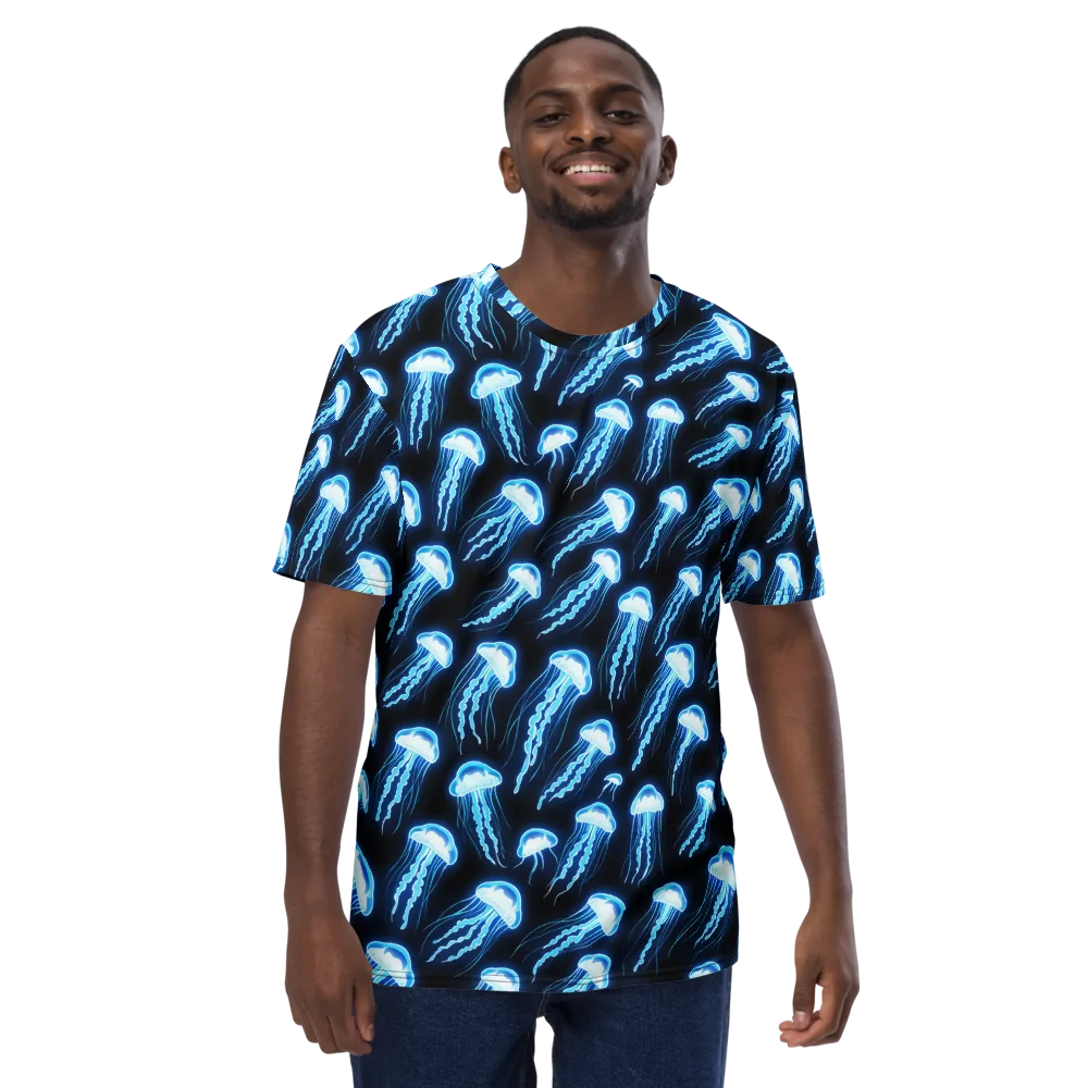 Midnight Jelly on Men's Crew Neck T-Shirt — Front