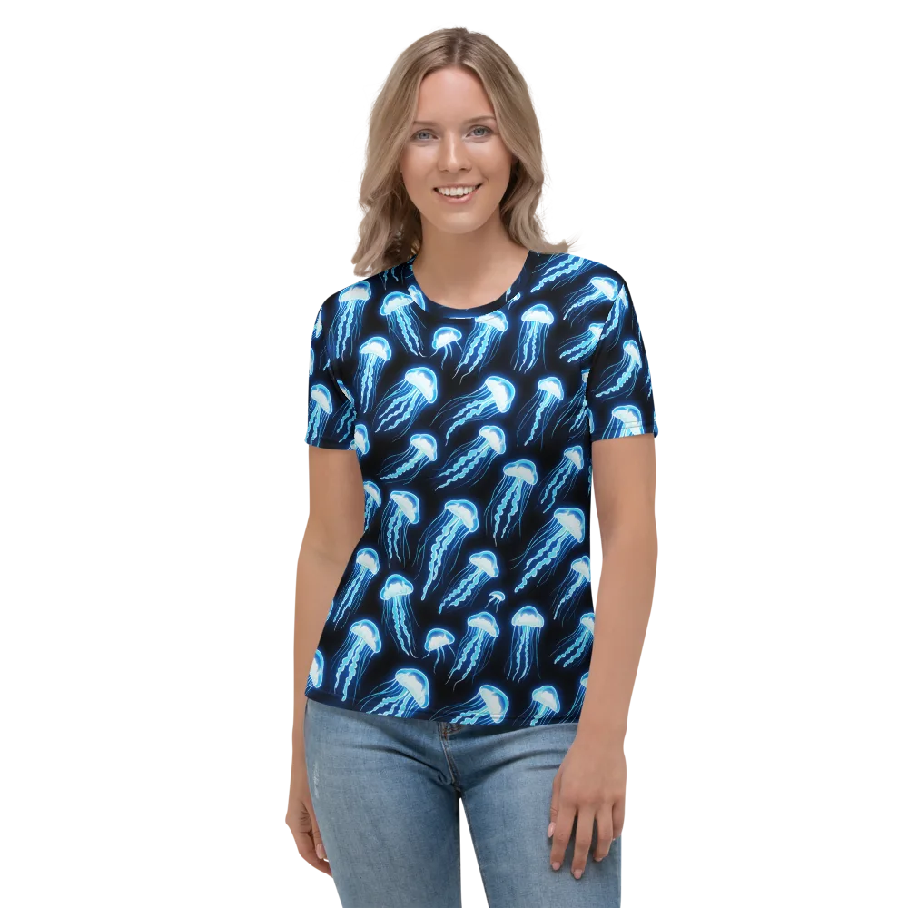 Midnight Jelly on Women's Crew Neck T-Shirt — Front