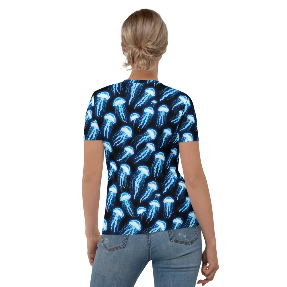 Midnight Jelly on Women's Crew Neck T-Shirt — Back