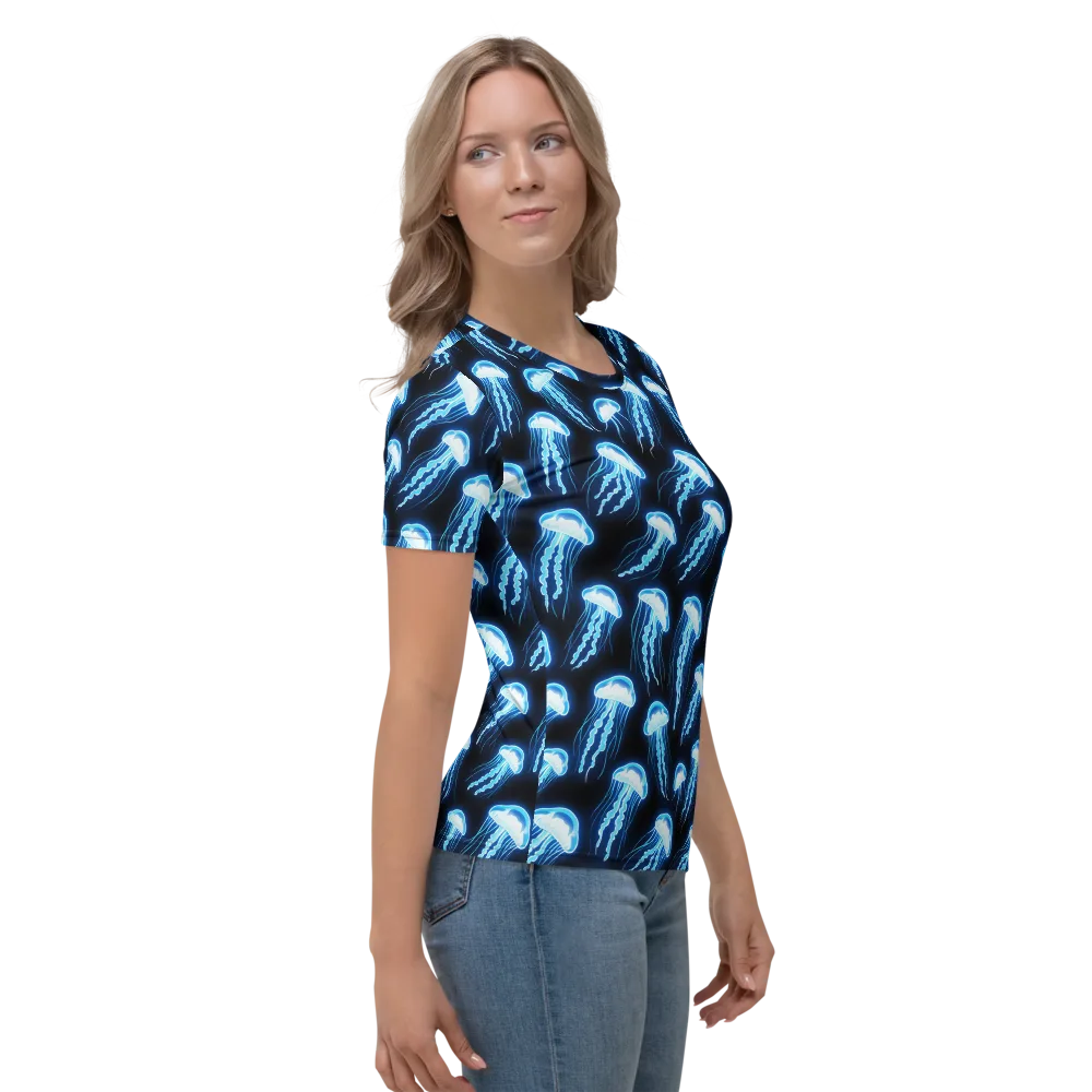 Midnight Jelly on Women's Crew Neck T-Shirt — Right