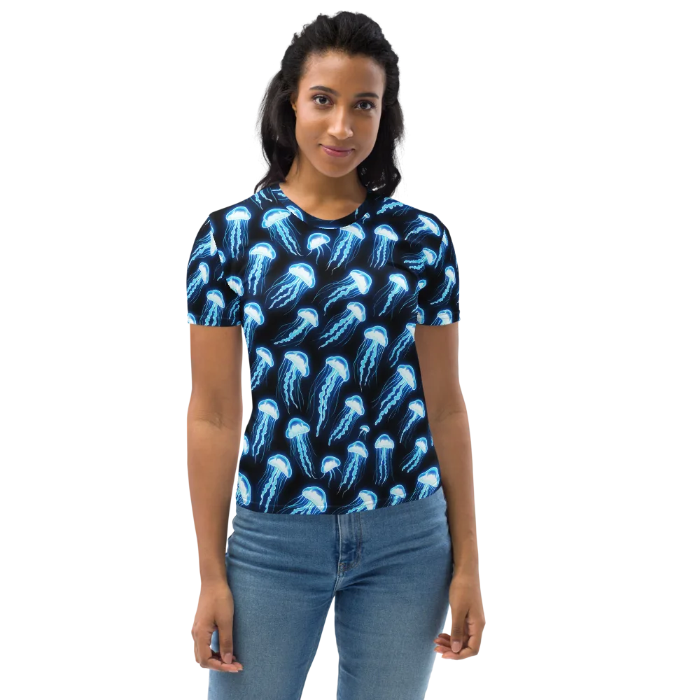 Midnight Jelly on Women's Crew Neck T-Shirt — Front