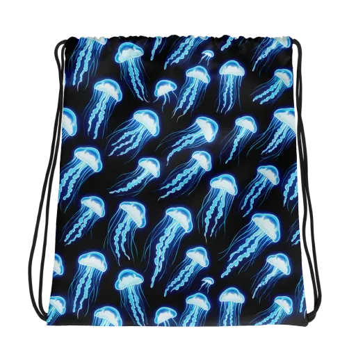 Midnight Jelly on a Drawstring Bag