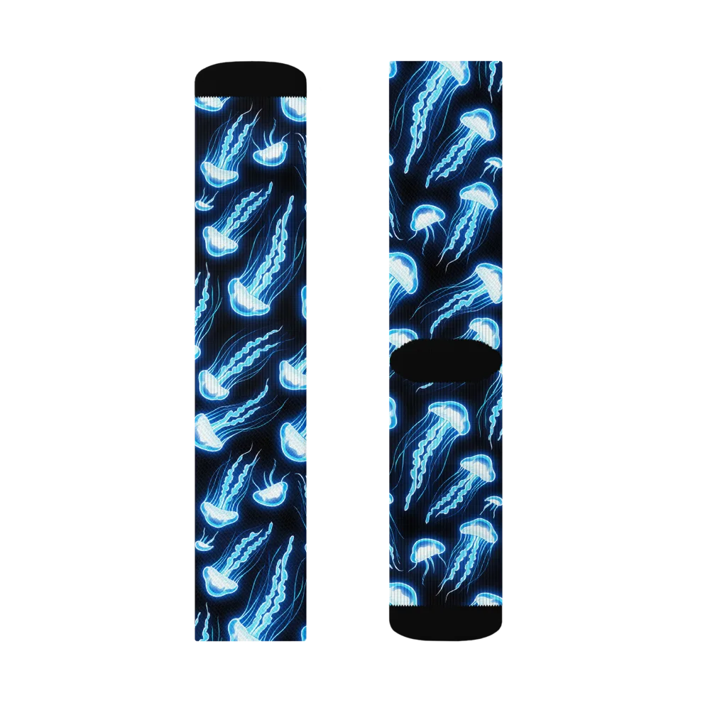 Midnight Jelly on Socks — Right Sock