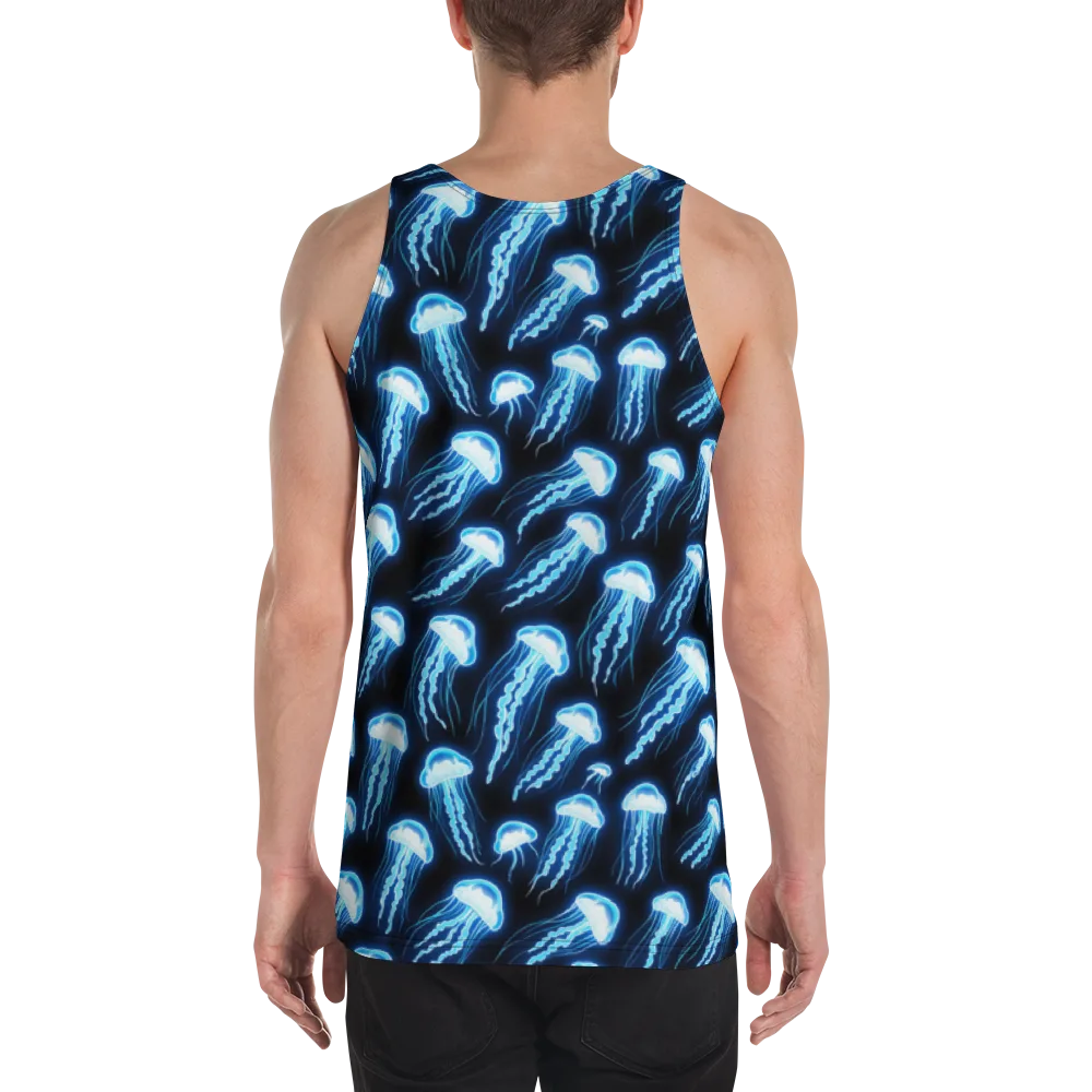 Midnight Jelly on Men's Tank Top — Back