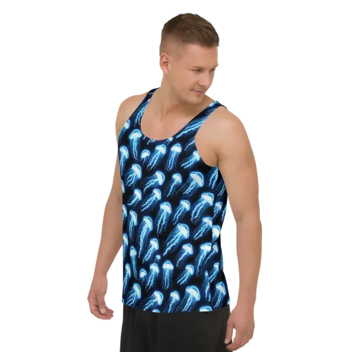 Midnight Jelly on a Men's Tank Top