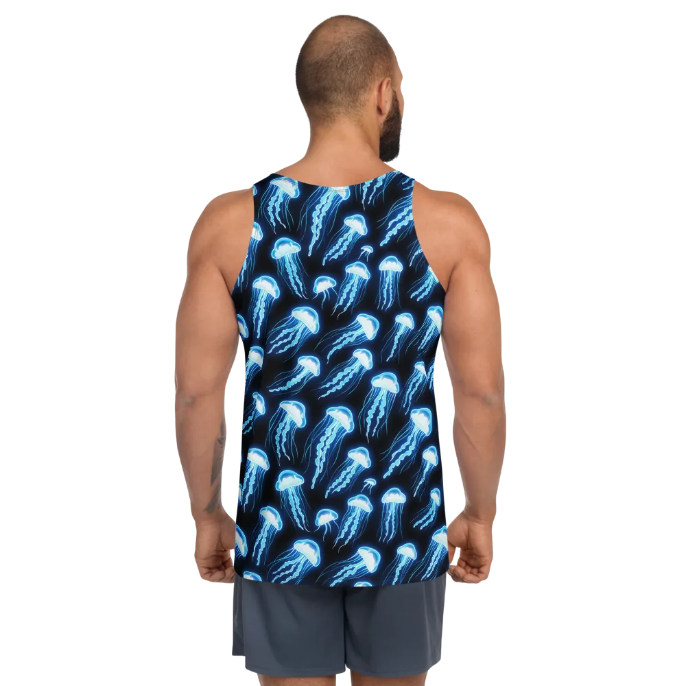 Midnight Jelly on Men's Tank Top — Back