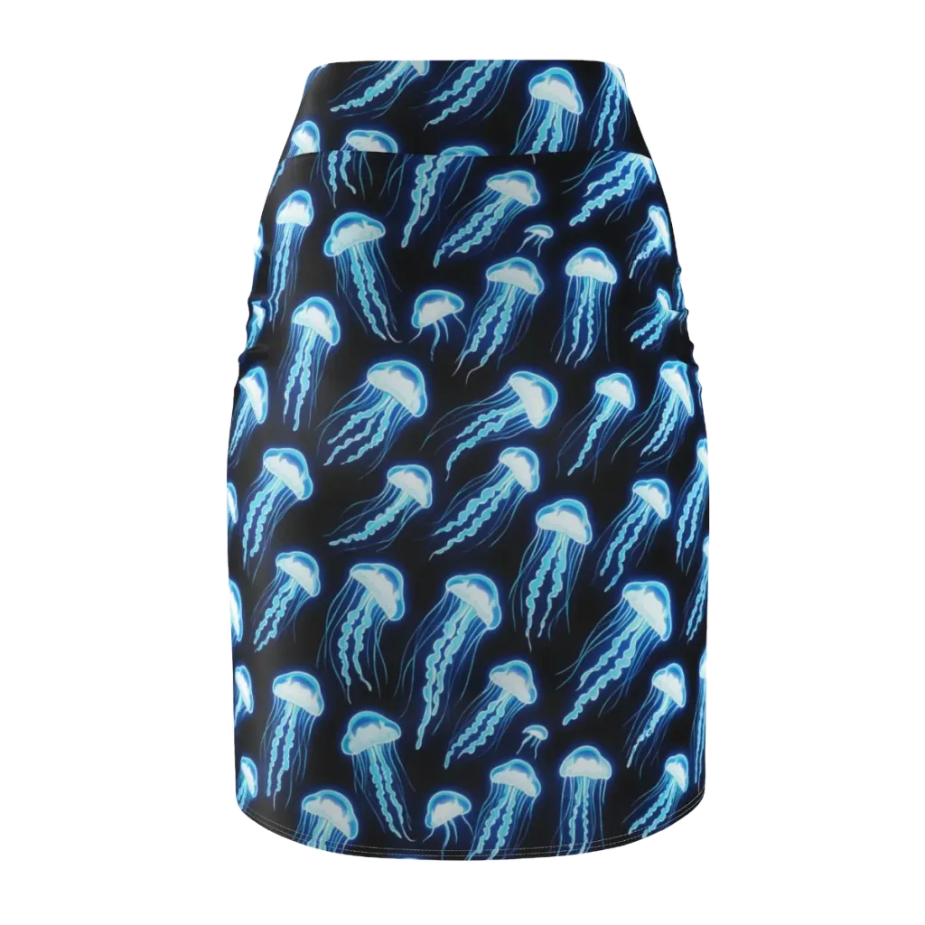 Midnight Jelly on Pencil Skirt — Back