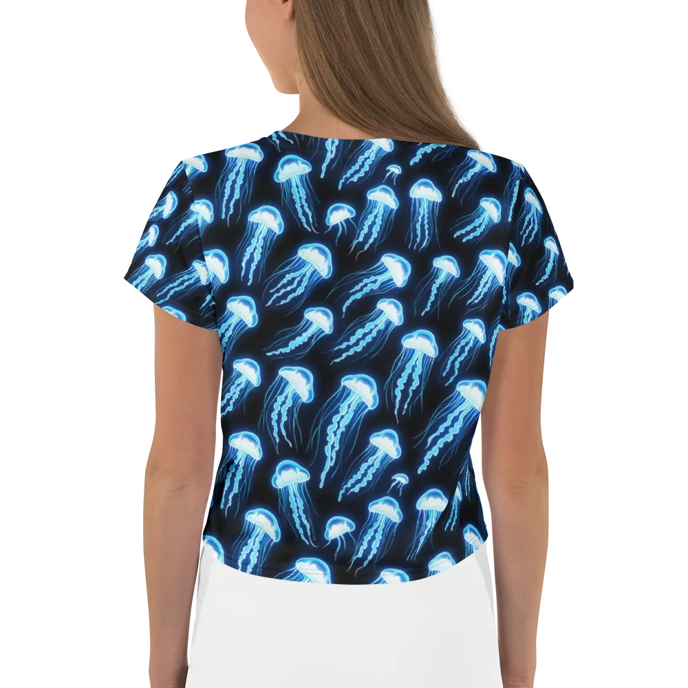 Midnight Jelly on Crop Tee — Back