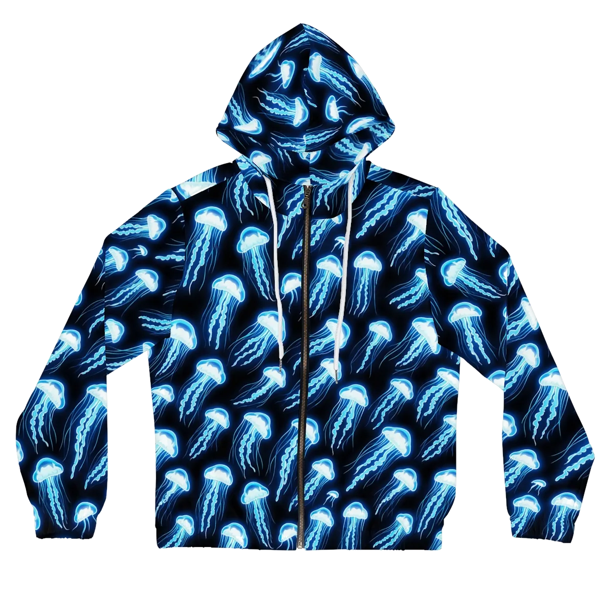 Midnight Jelly on Women's Full-Zip Hoodie — Front