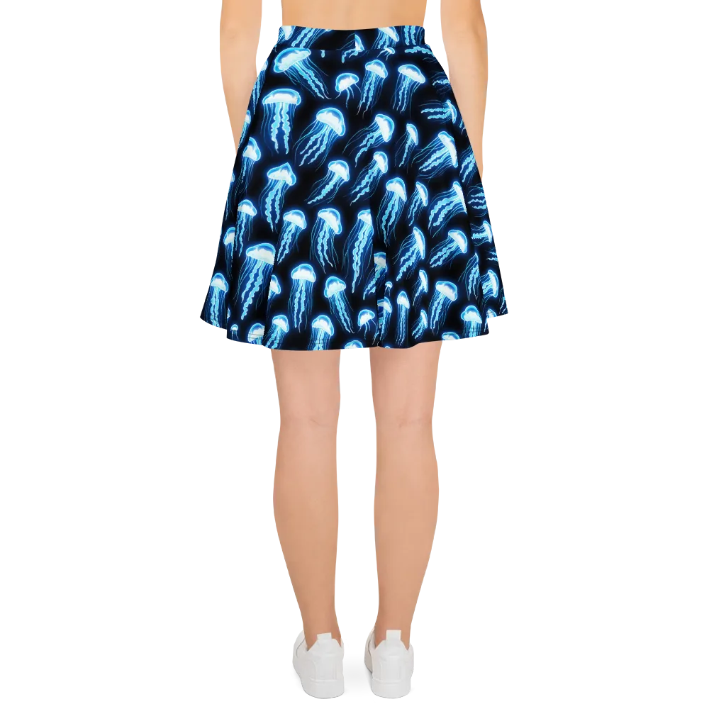 Midnight Jelly on Skater Skirt — Back
