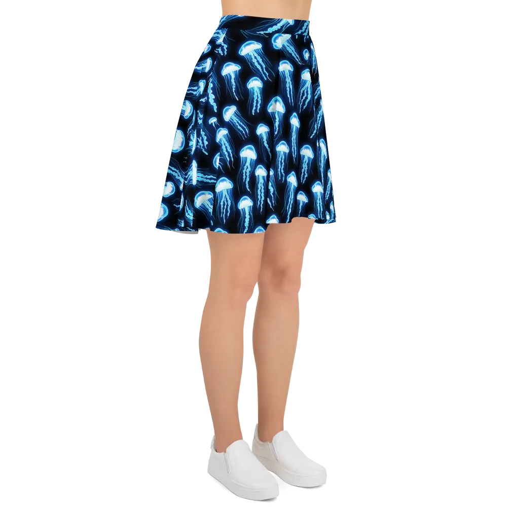 Midnight Jelly on Skater Skirt — Right