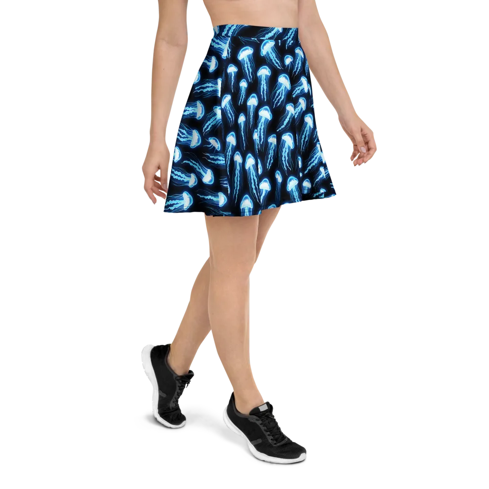 Midnight Jelly on Skater Skirt — Right