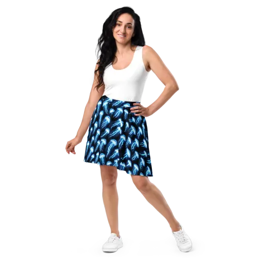 Midnight Jelly on a Skater Skirt