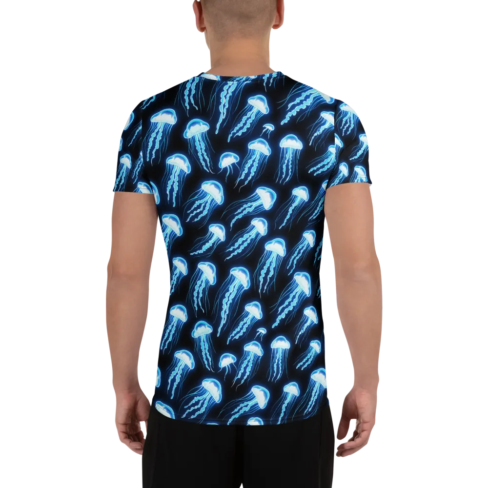 Midnight Jelly on Men's Athletic T-Shirt — Back