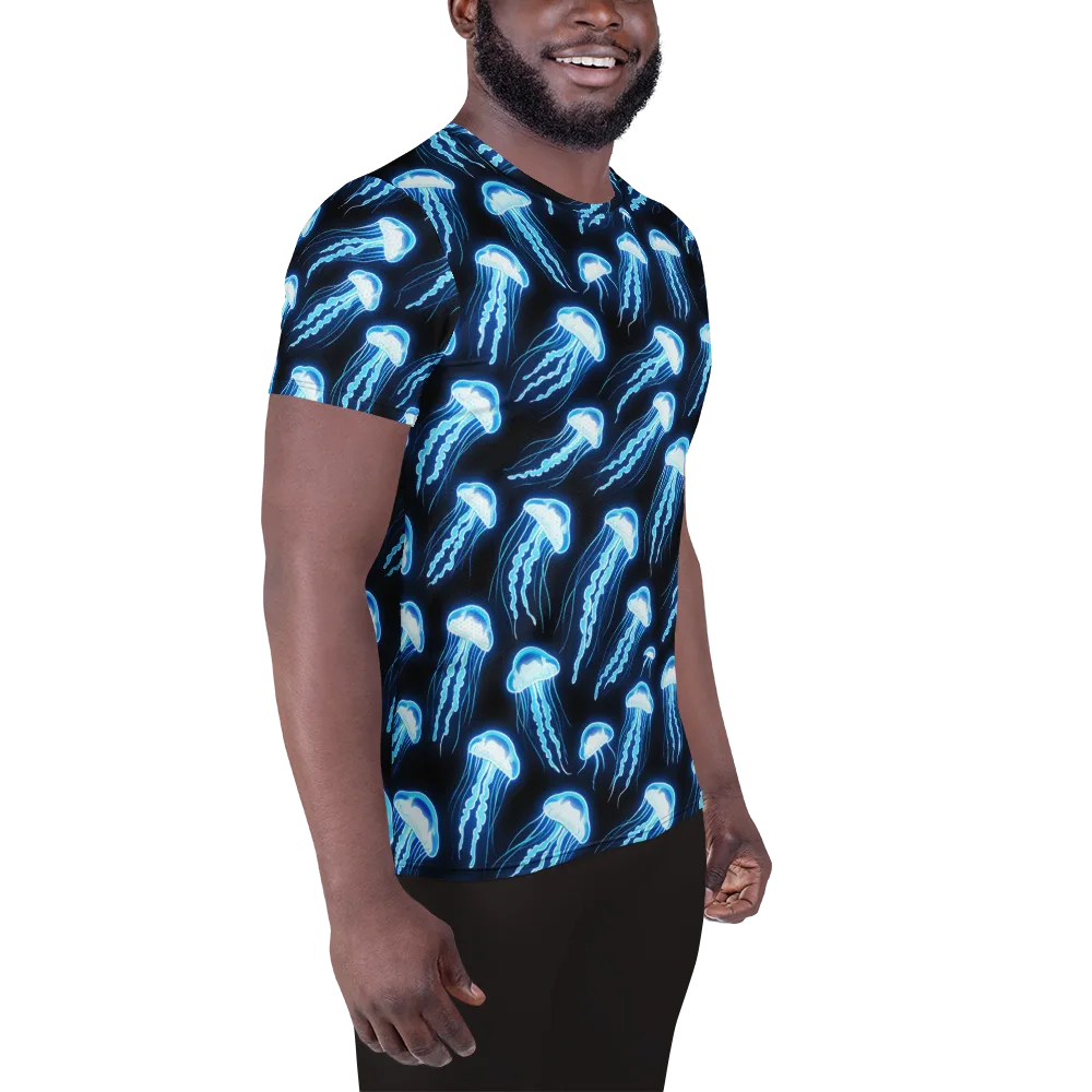 Midnight Jelly on Men's Athletic T-Shirt — Right