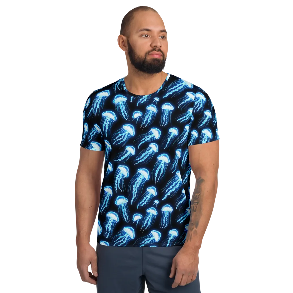 Midnight Jelly on Men's Athletic T-Shirt — Front