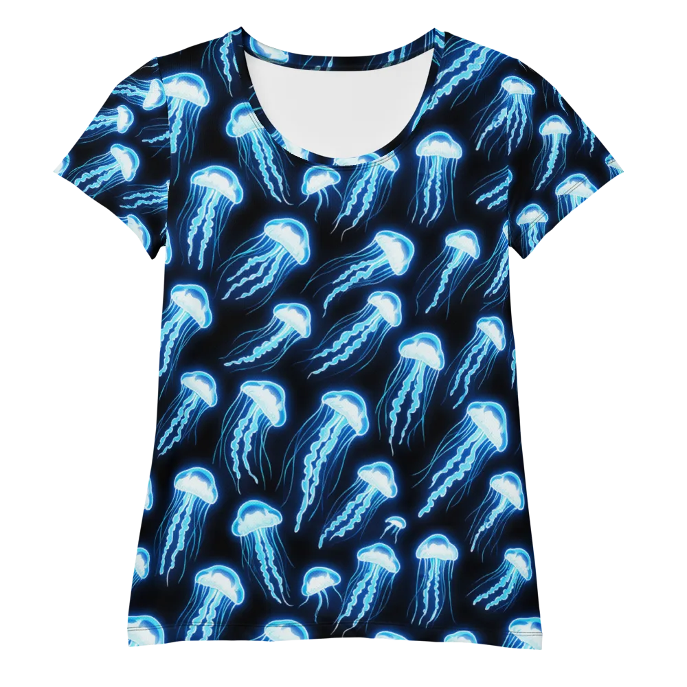 Midnight Jelly on Women's Athletic T-Shirt — Front