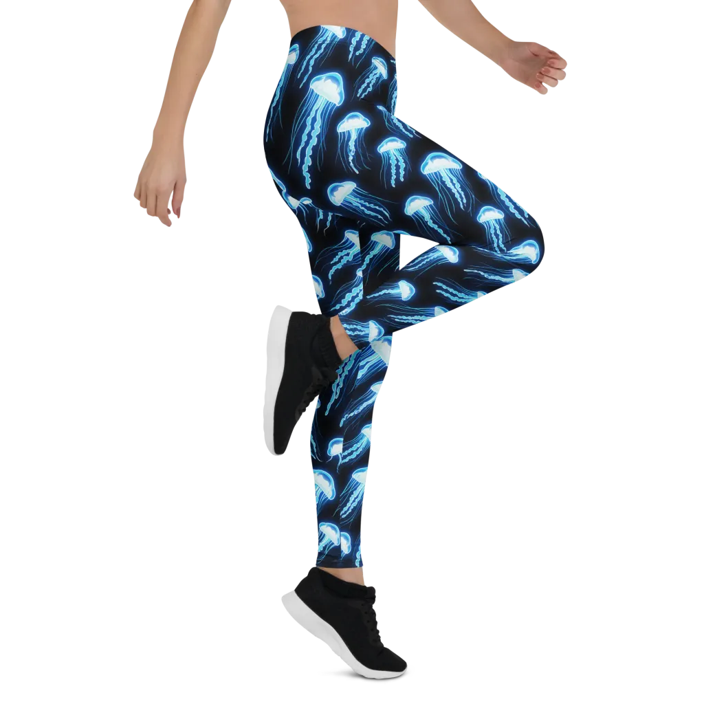 Midnight Jelly on Leggings — Right