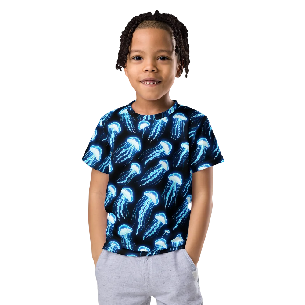 Midnight Jelly on Kids Crew Neck T-Shirt — Front