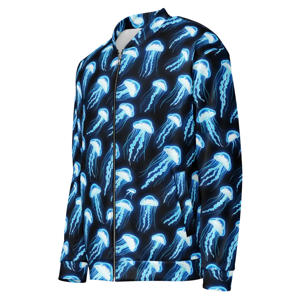 Midnight Jelly on Bomber Jacket — Left Front