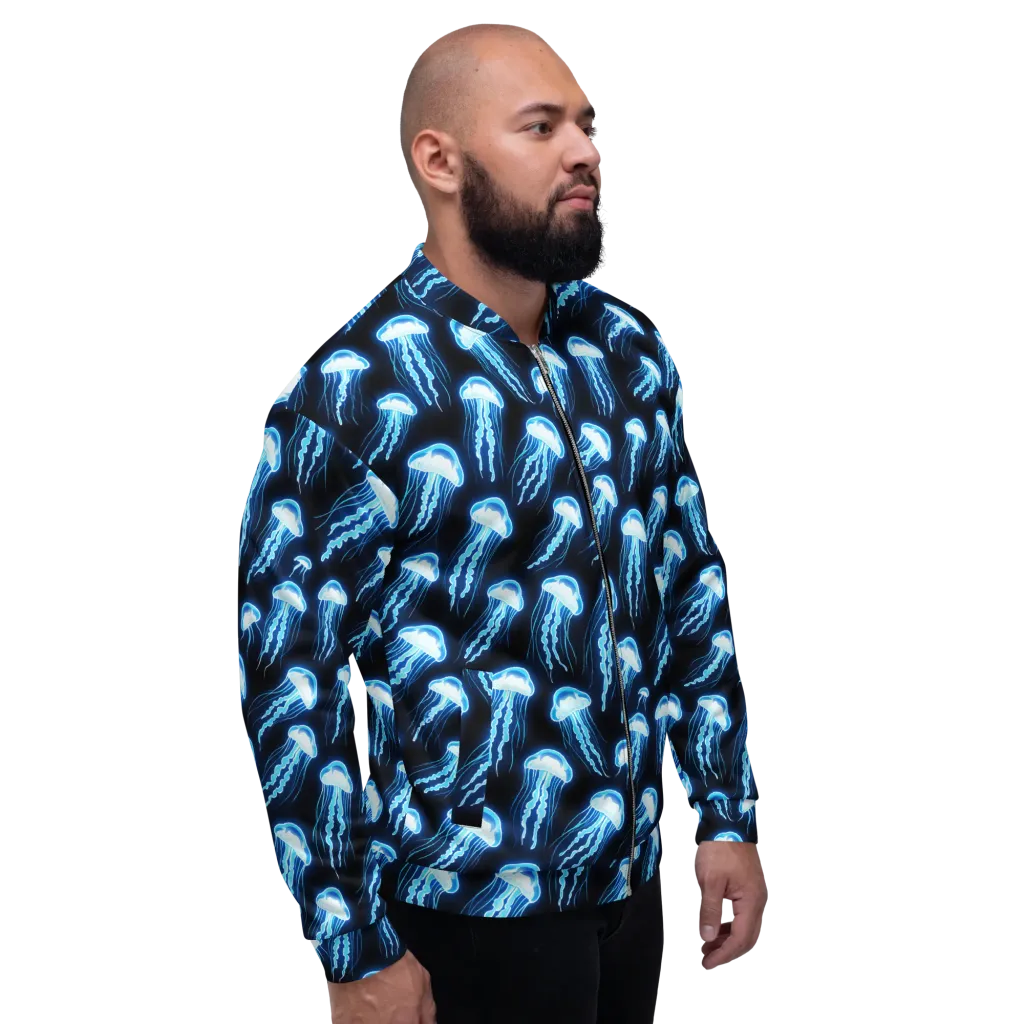 Midnight Jelly on Bomber Jacket — Right