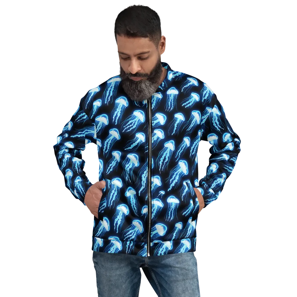 Midnight Jelly on Bomber Jacket — Front
