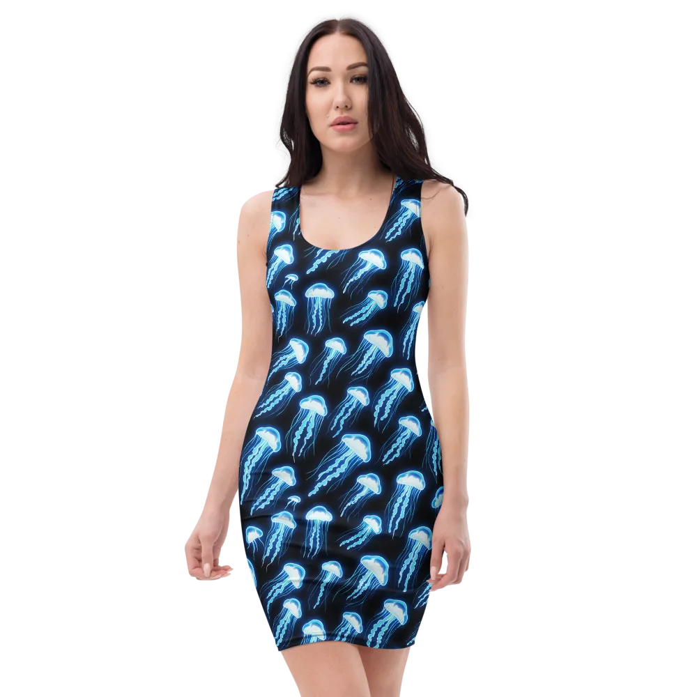 Midnight Jelly on Bodycon Dress — Front