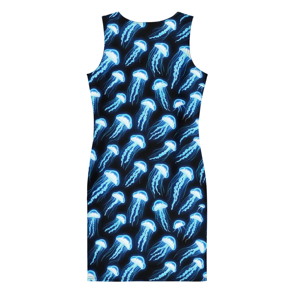Midnight Jelly on Bodycon Dress — Back