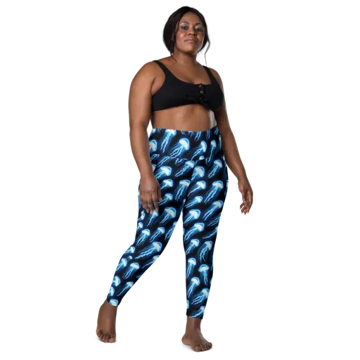 Midnight Jelly on a Leggings with Pockets