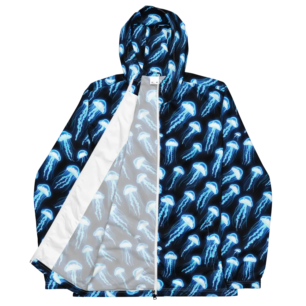 Midnight Jelly on Men's Windbreaker — Front