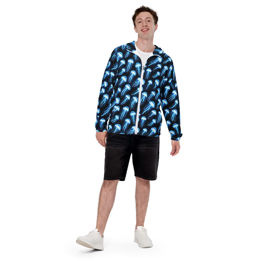 Midnight Jelly on Men's Windbreaker — Front