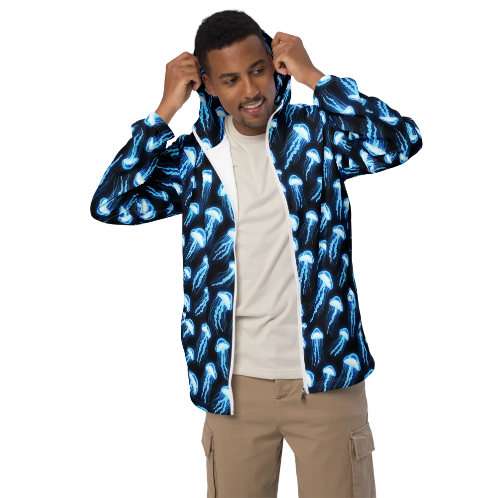 Midnight Jelly on Men's Windbreaker — Front