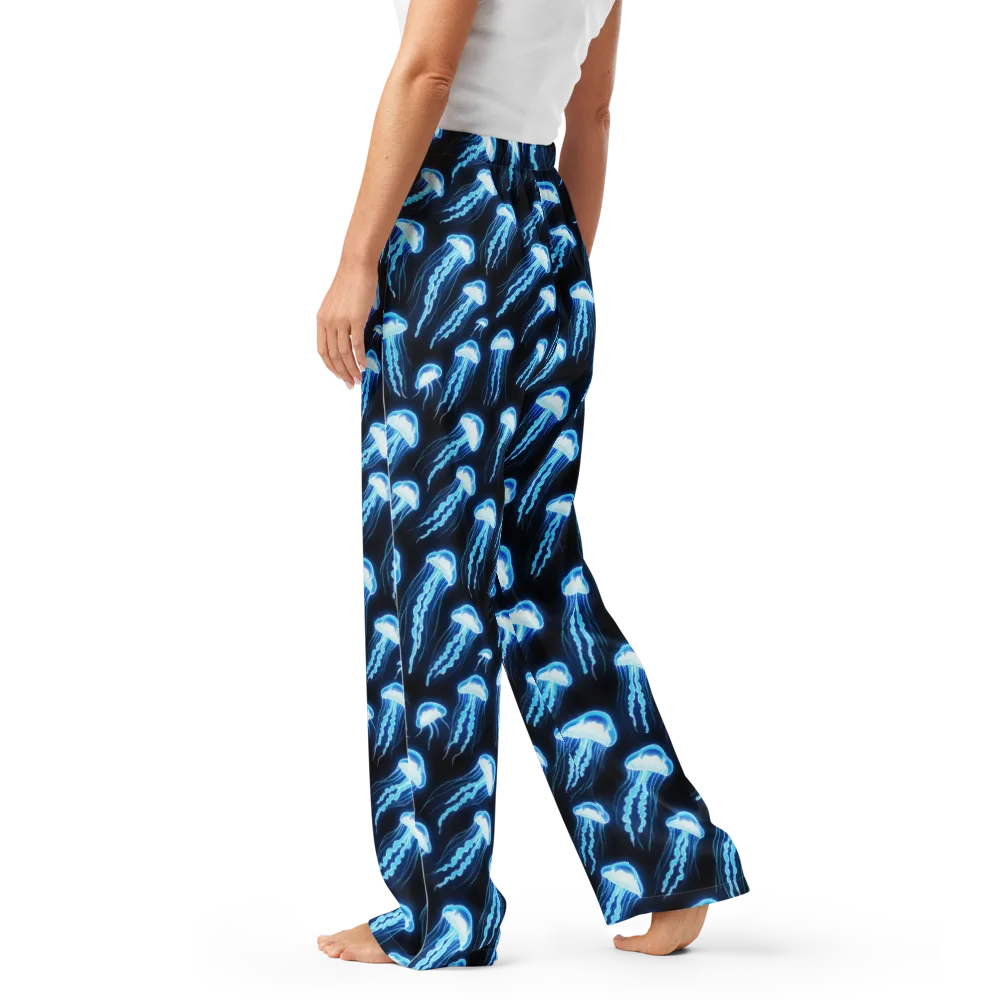 Midnight Jelly on Women's Pajama Pants — Left
