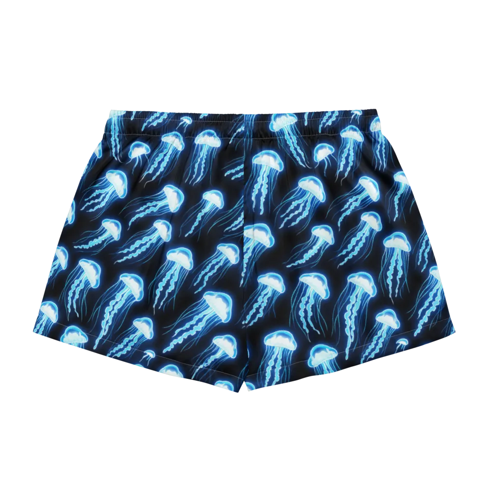 Midnight Jelly on Women's Pajama Shorts — Back