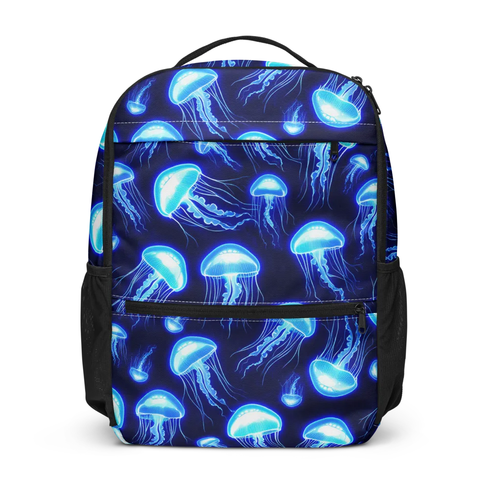 Azure Jellyscape on Utility Backpack — Front