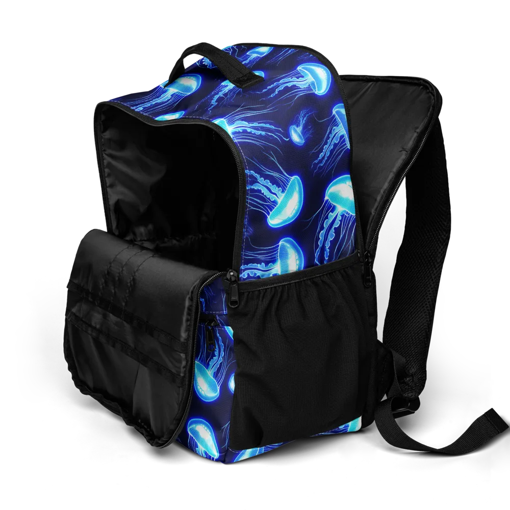 Azure Jellyscape on Utility Backpack — Product details 2
