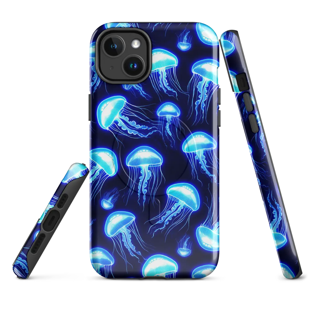 Azure Jellyscape on MagSafe Tough Case for iPhone® — Front