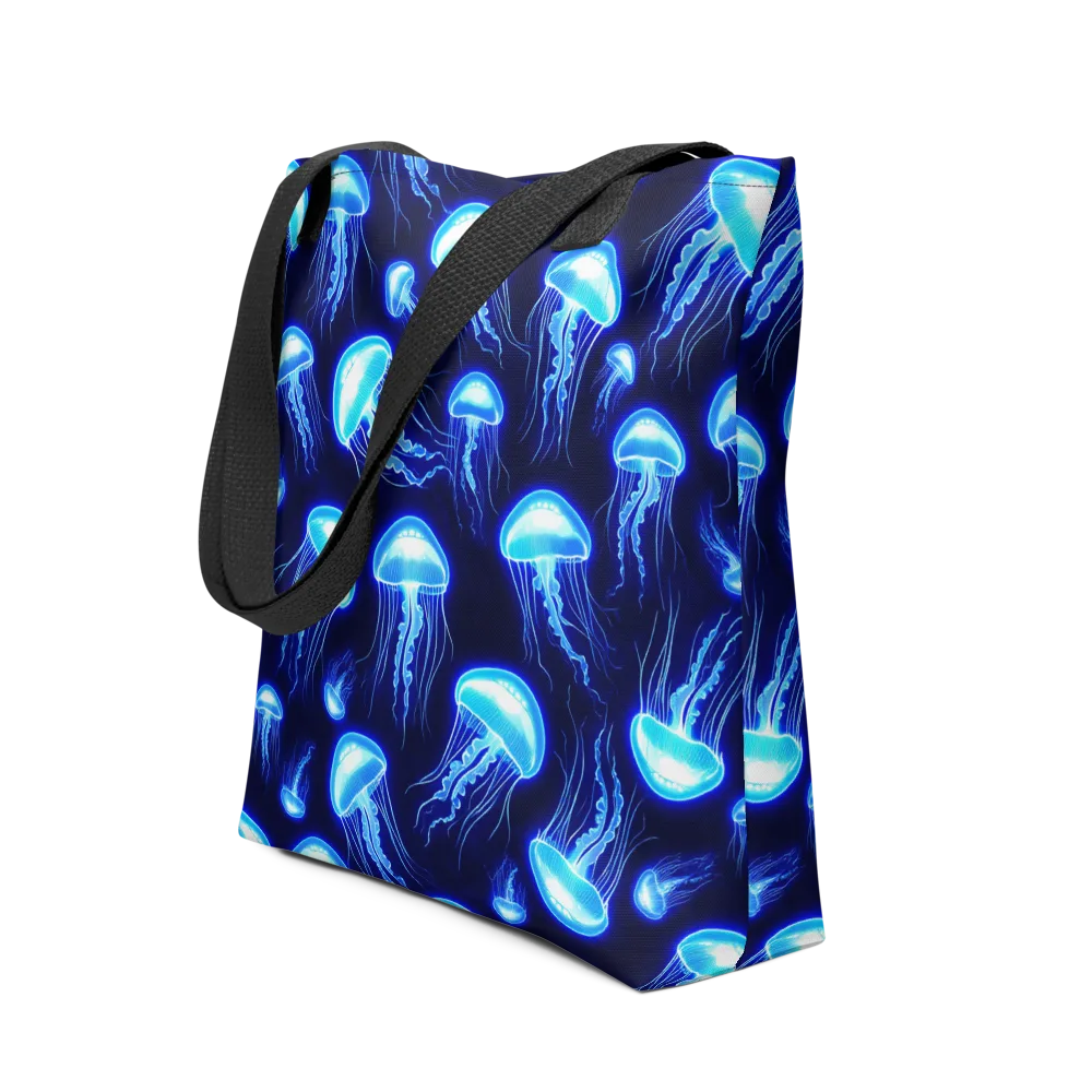 Azure Jellyscape on Tote Bag — Front