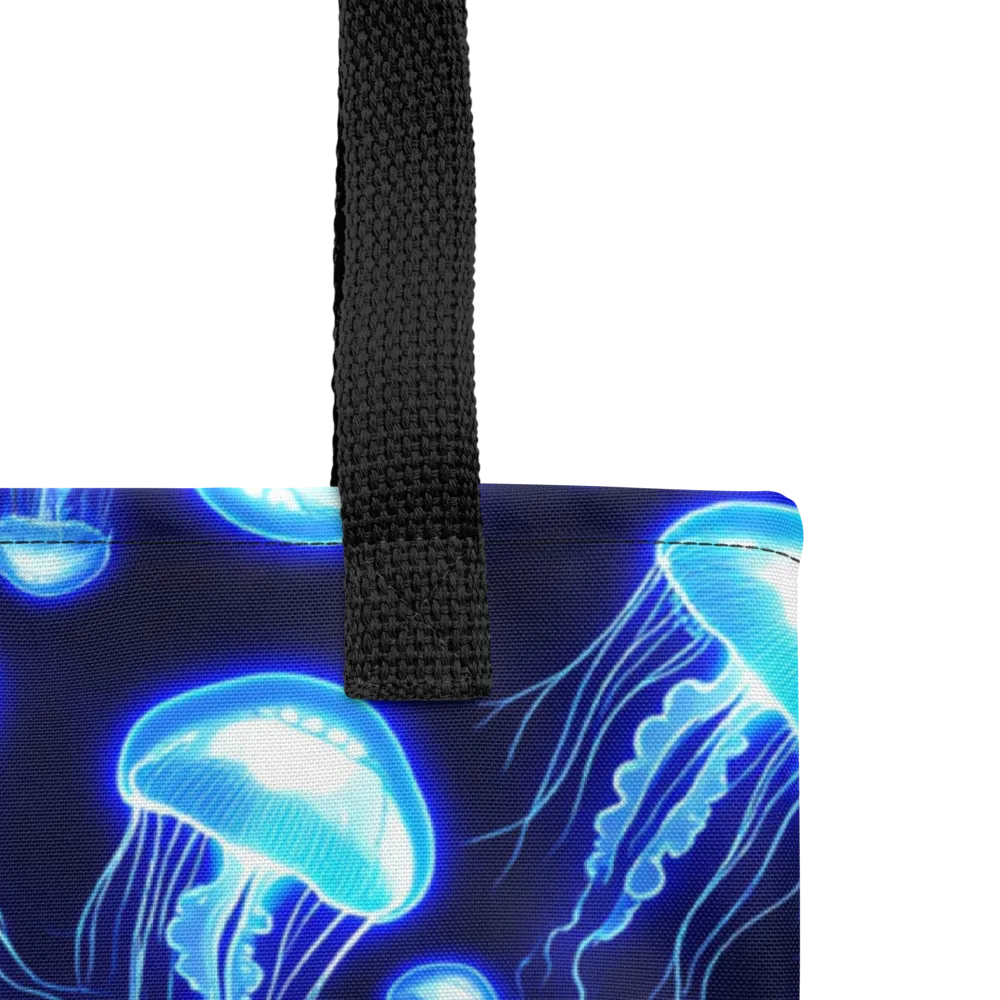Azure Jellyscape on Tote Bag — Product details