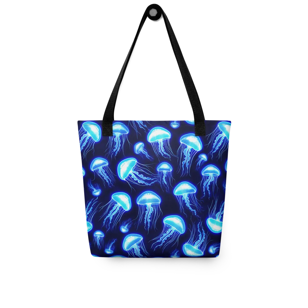 Azure Jellyscape on Tote Bag — Front
