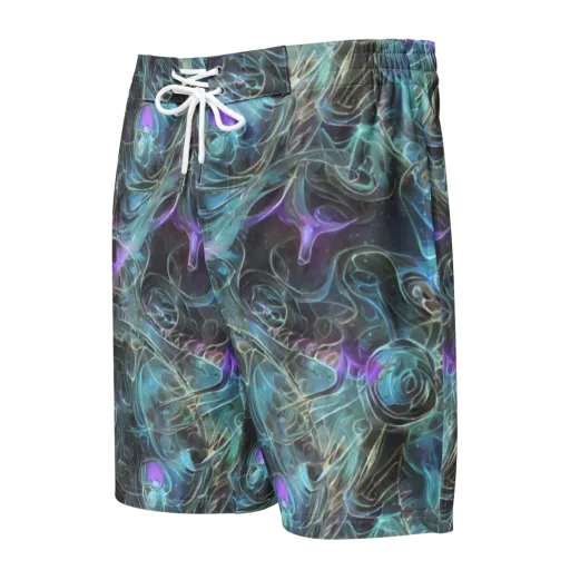 Deep Space Opal on a Men's Board Shorts
