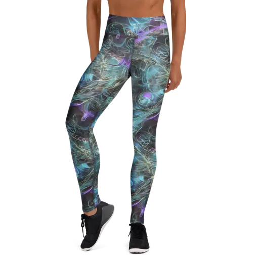 Deep Space Opal on a Yoga Leggings
