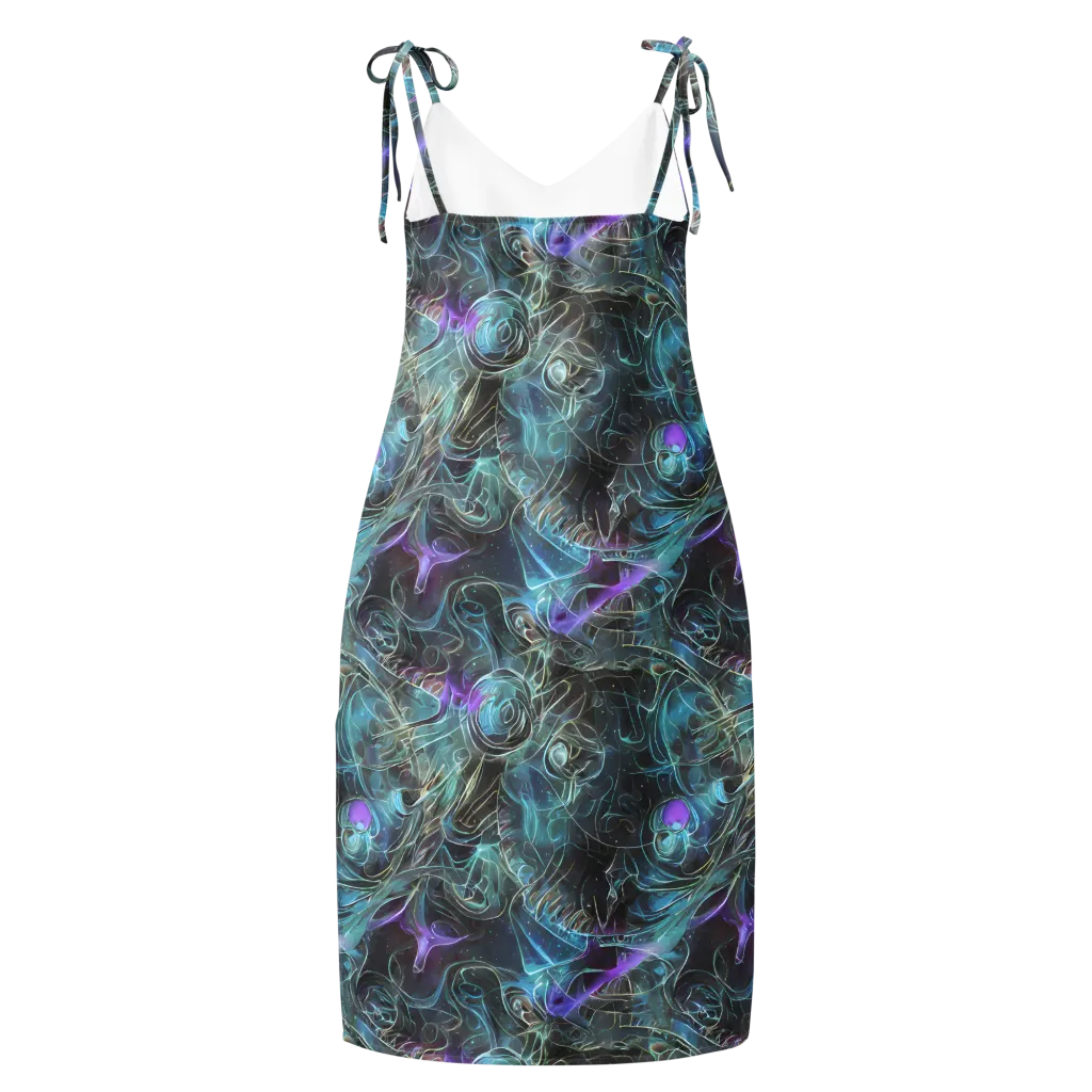 Deep Space Opal on Slip Dress — Back