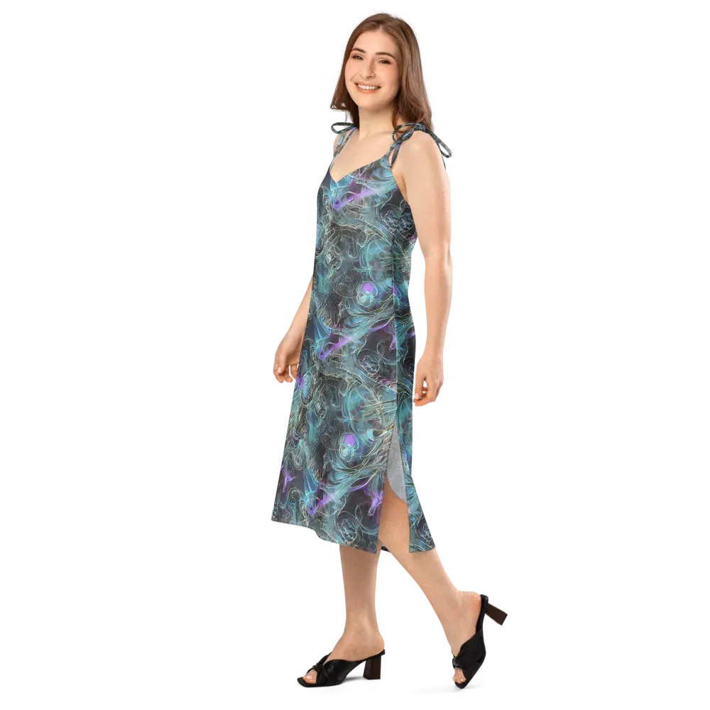 Deep Space Opal on Slip Dress — Left Front