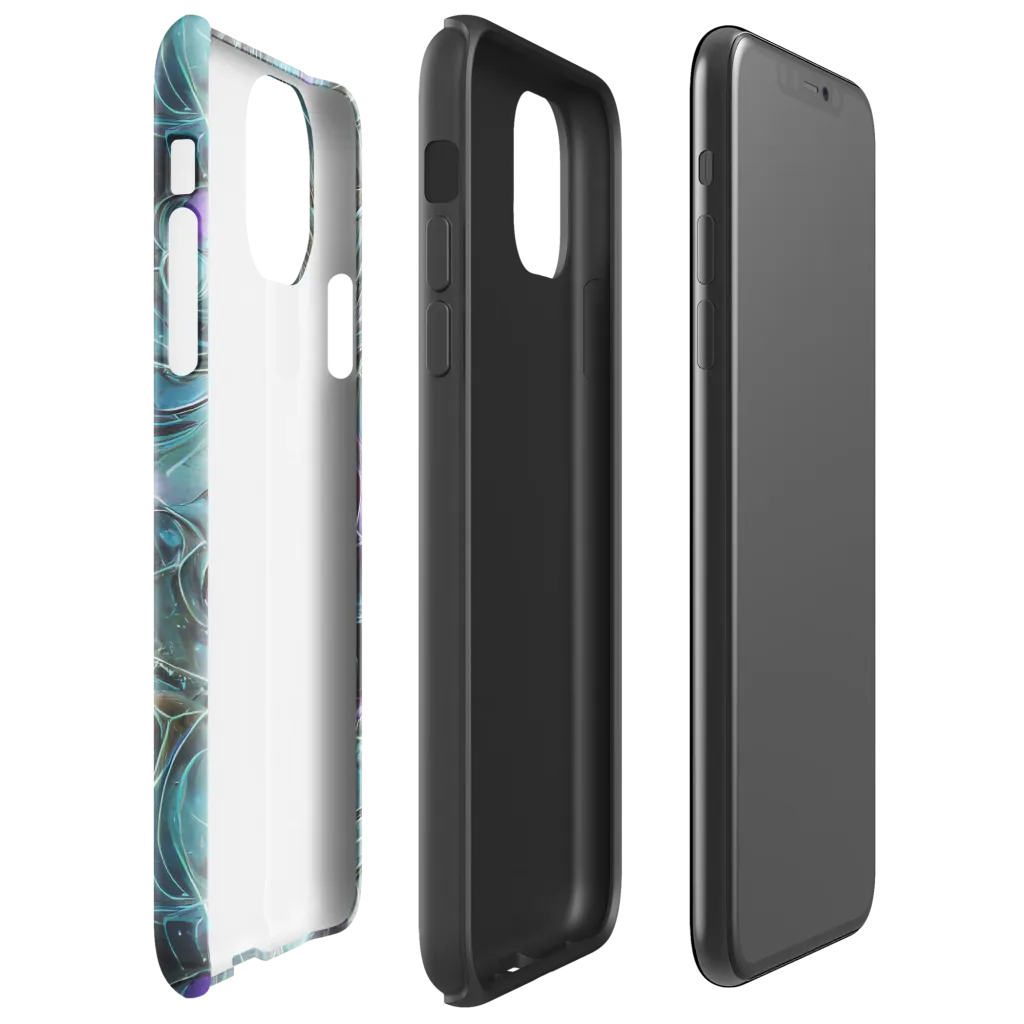 Deep Space Opal on Tough Case for iPhone® — Right