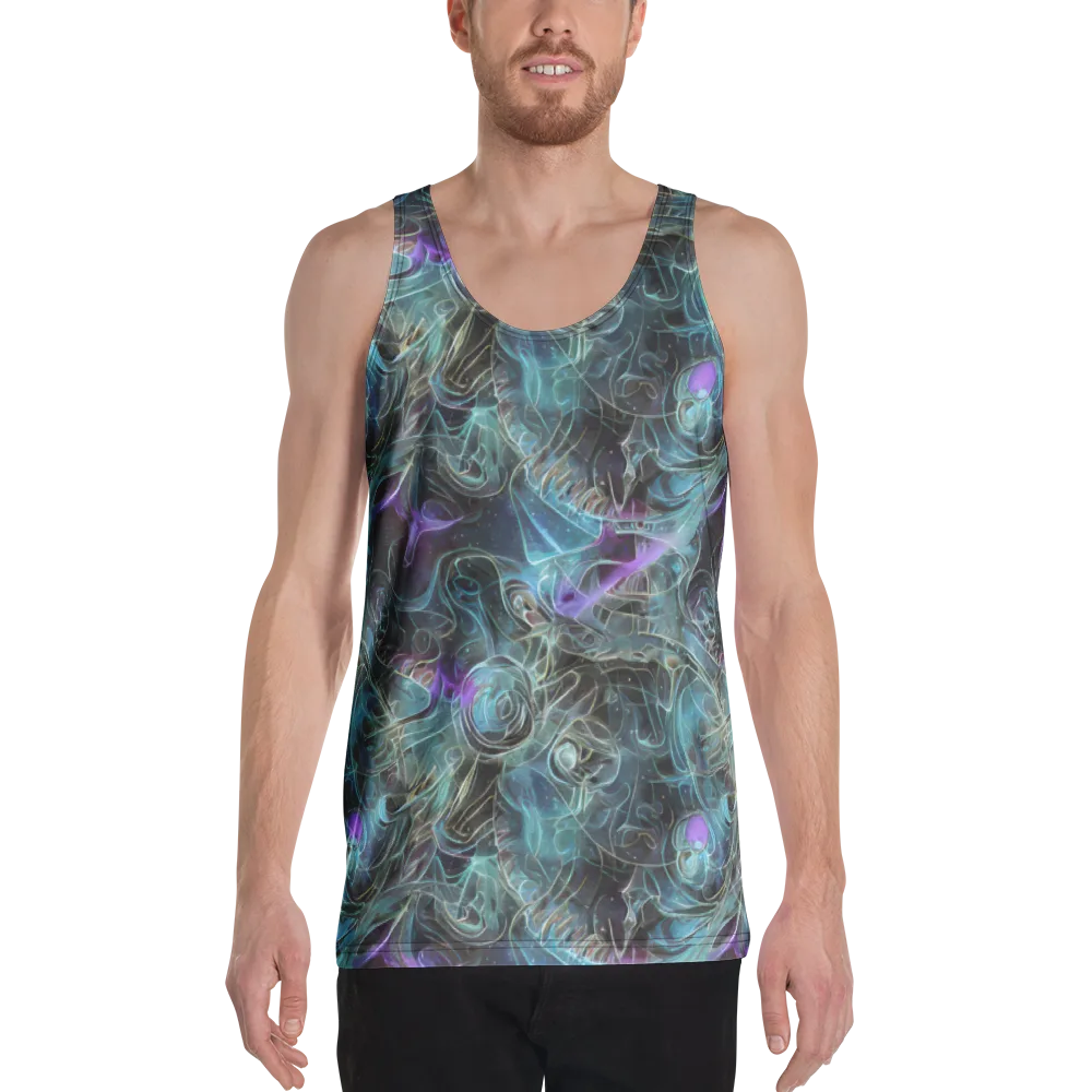 Deep Space Opal on Men's Tank Top — Front